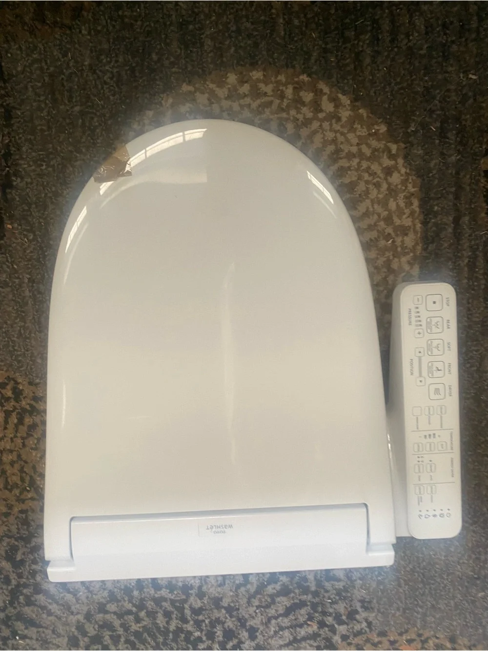Toto washlet Electronic Bidet Toilet Seat with Remote Control - White